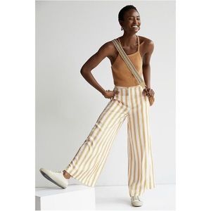 MAEVE Sunshine Wide-Leg Striped Pants NWT